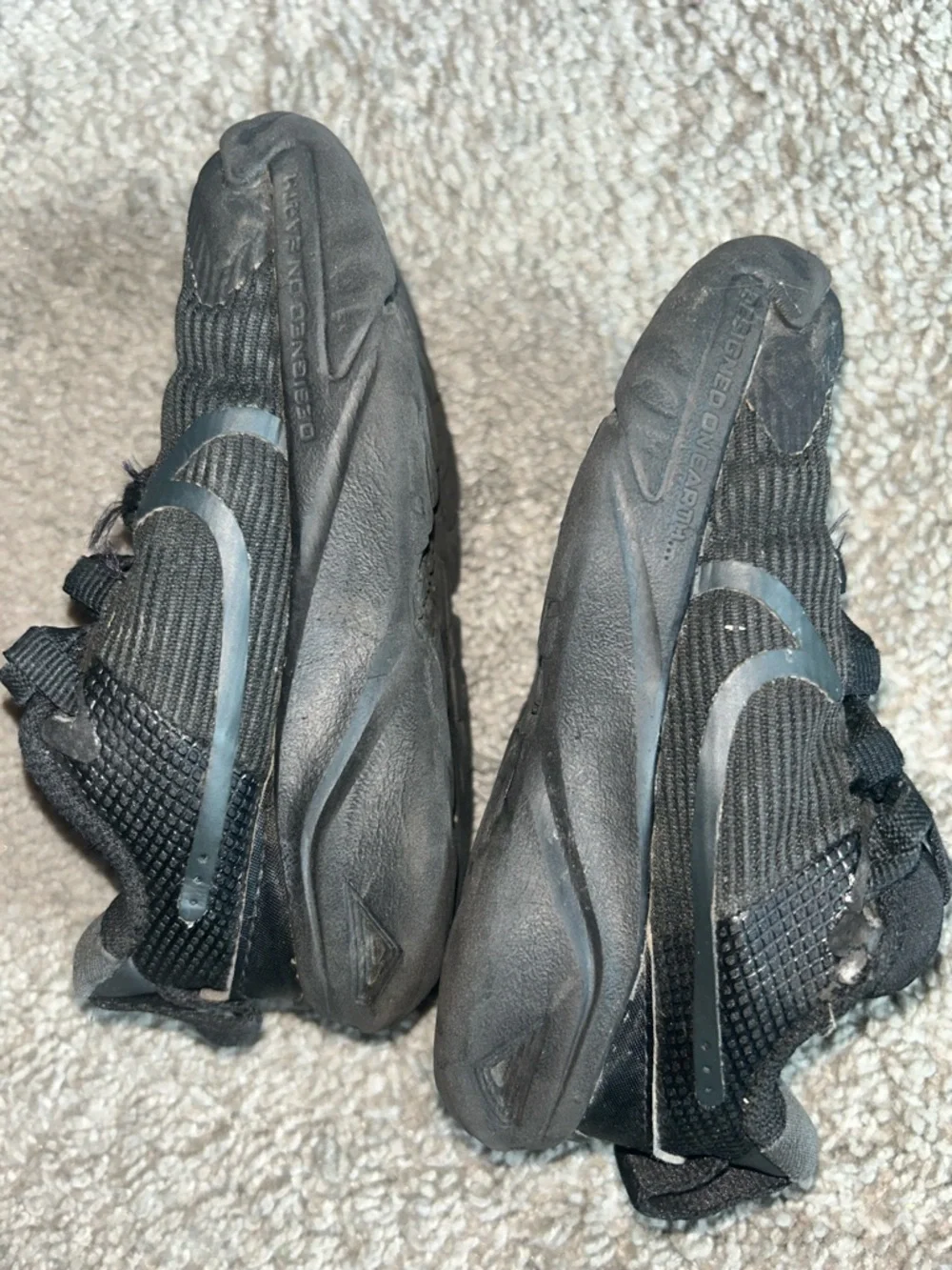 Nike Kids Black Athletic Sneakers Size 7 toddlers